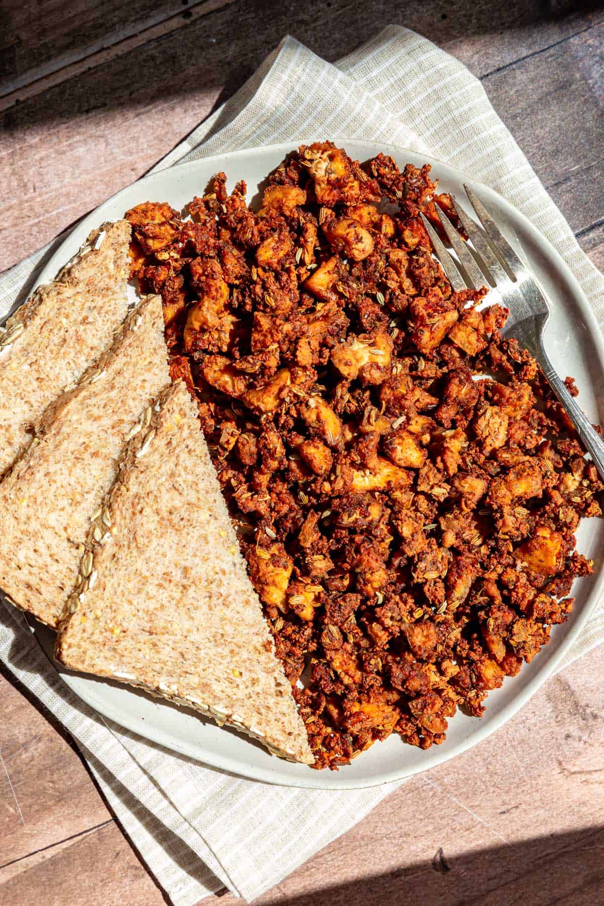 Tofu Breakfast Sausage Crumbles.