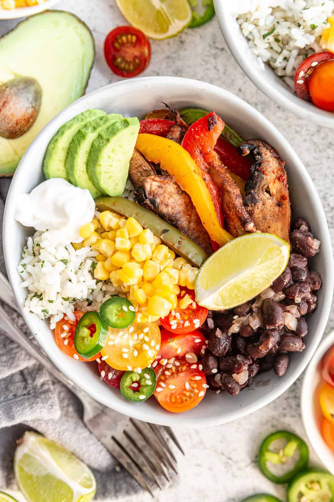 Vegan Fajita Bowls