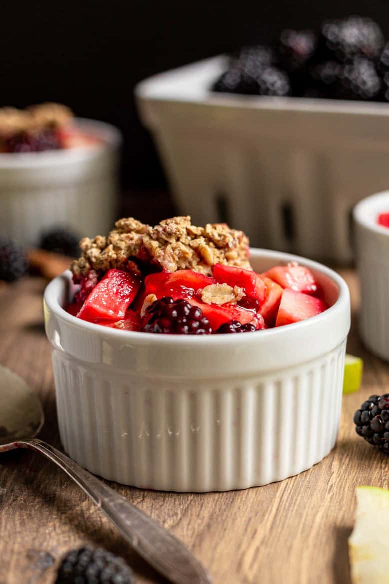 Apple Blackberry Crumble