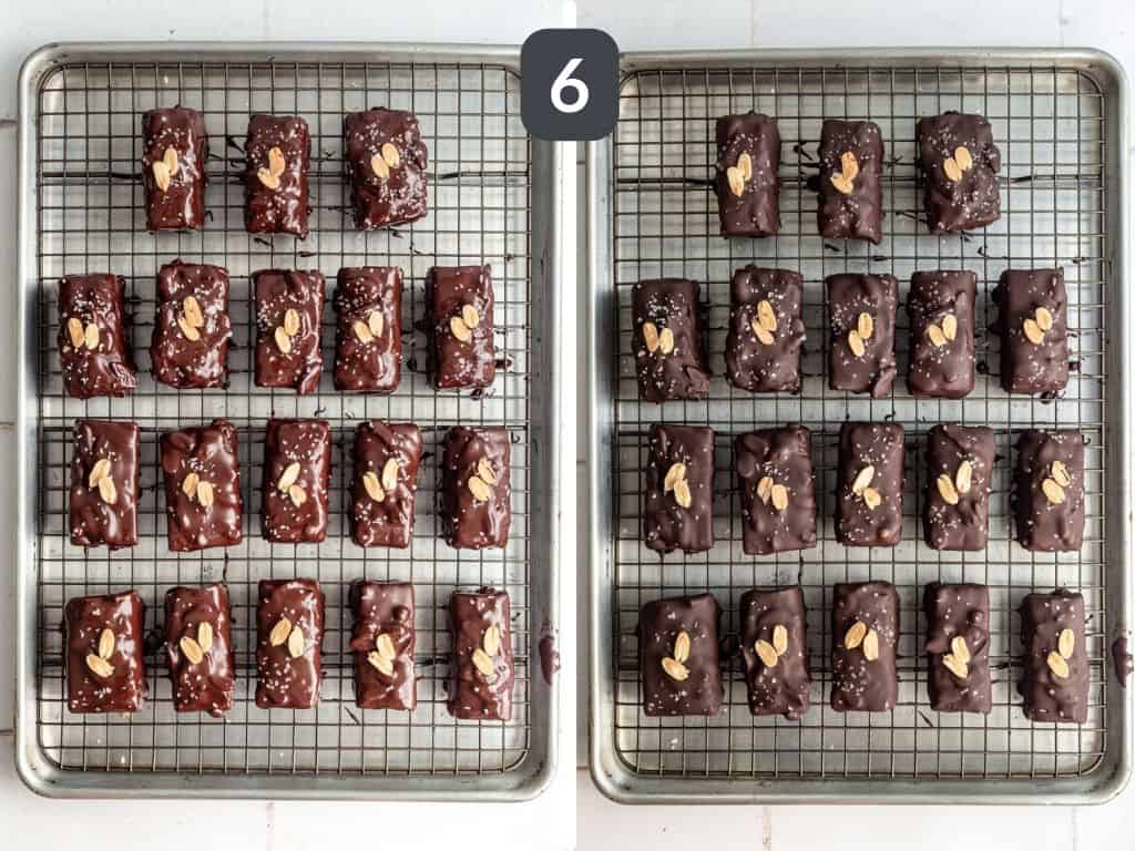 Healthy Vegan Snickers Bars Step 6