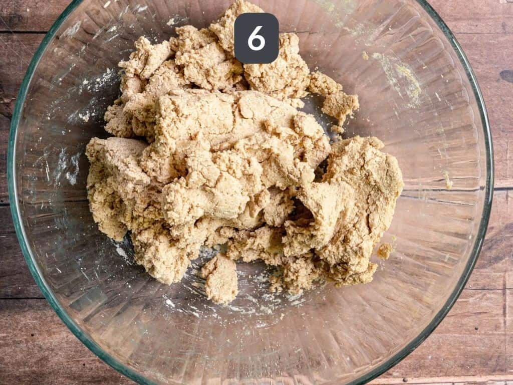 Vegan Strawberry Shortcakes Step 6 - add the buttermilk.