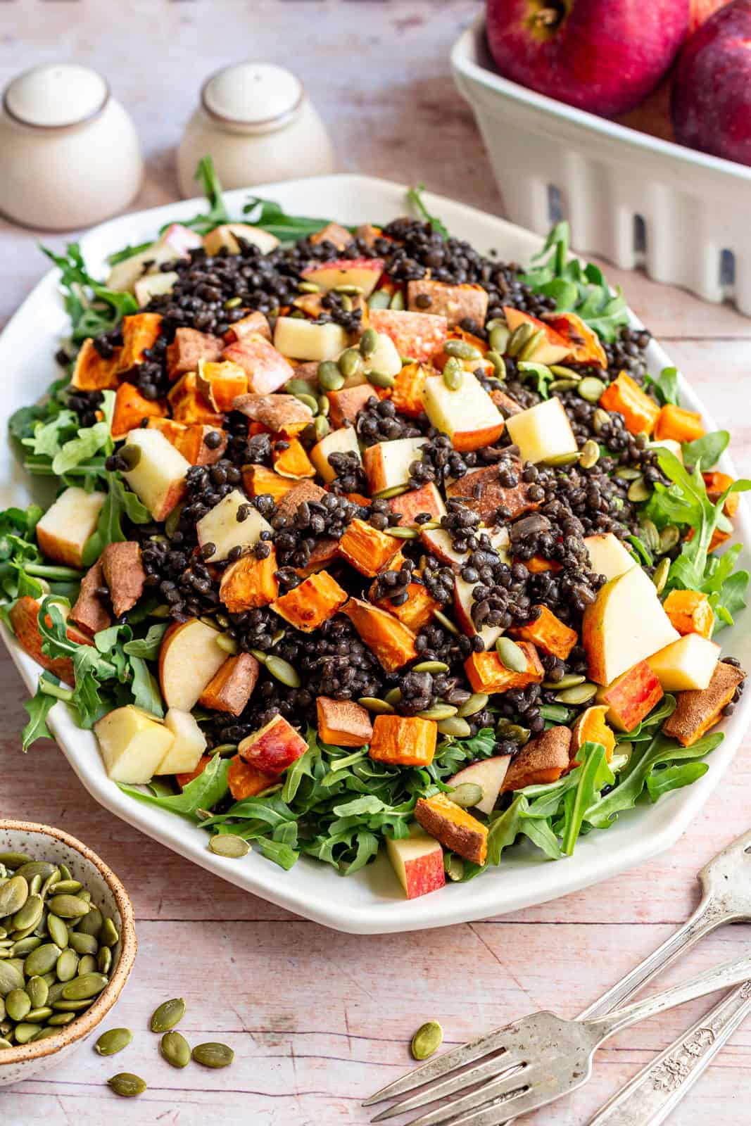 Black Lentil Salad