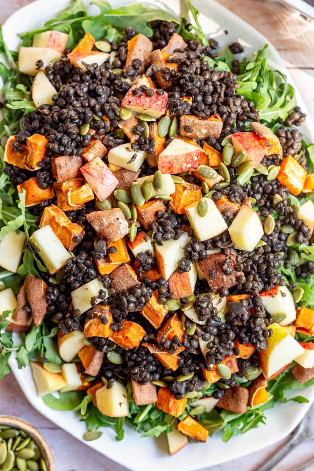 Black Lentil Salad