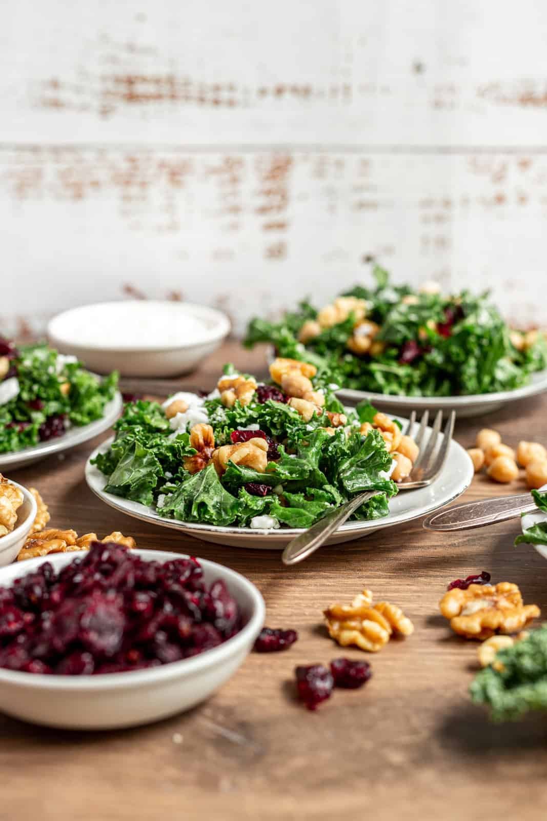 Kale Salad with Cranberries