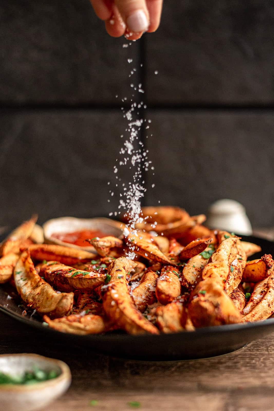 Oil-Free Air Fryer Potato Wedges