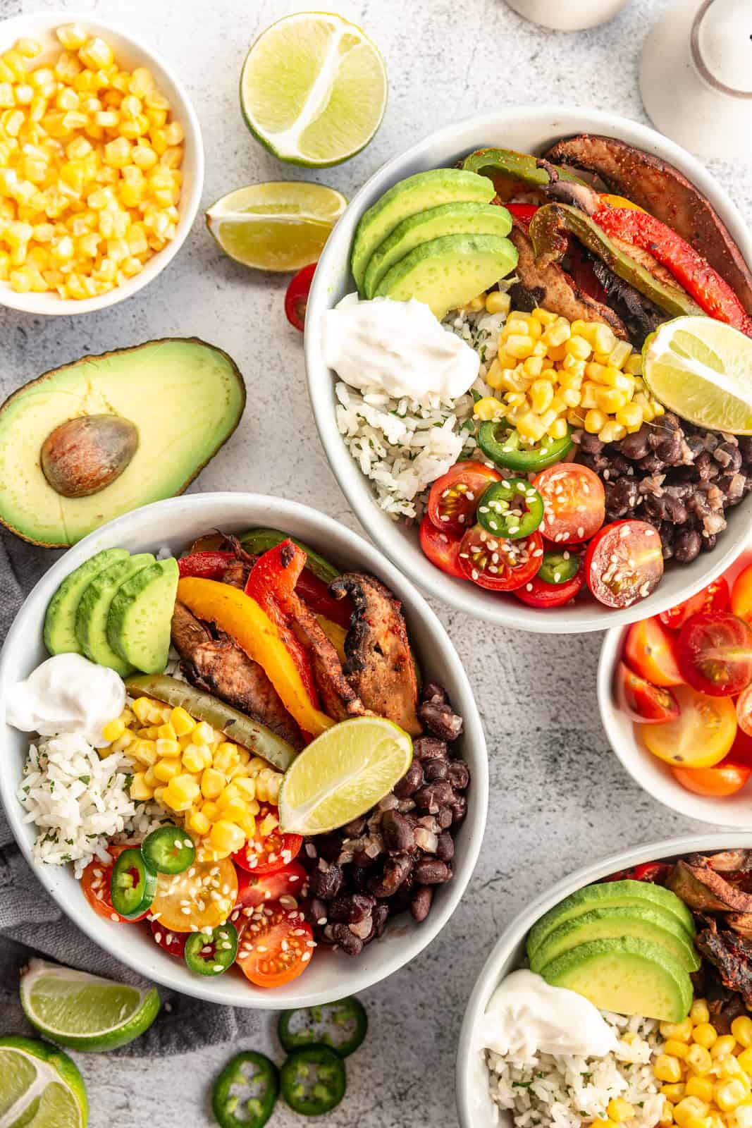 Vegan Fajita Bowls
