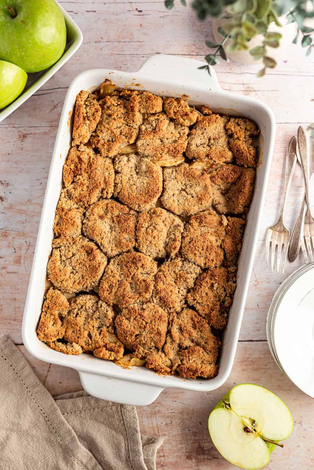 Vegan Gluten-Free Apple Cobbler