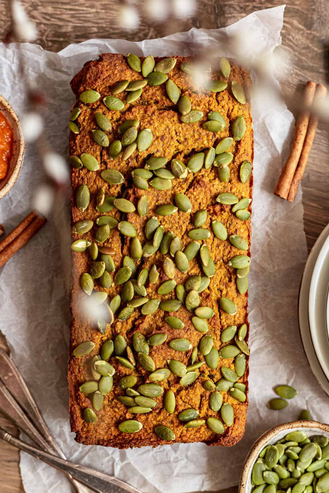 Vegan Pumpkin Banana Bread
