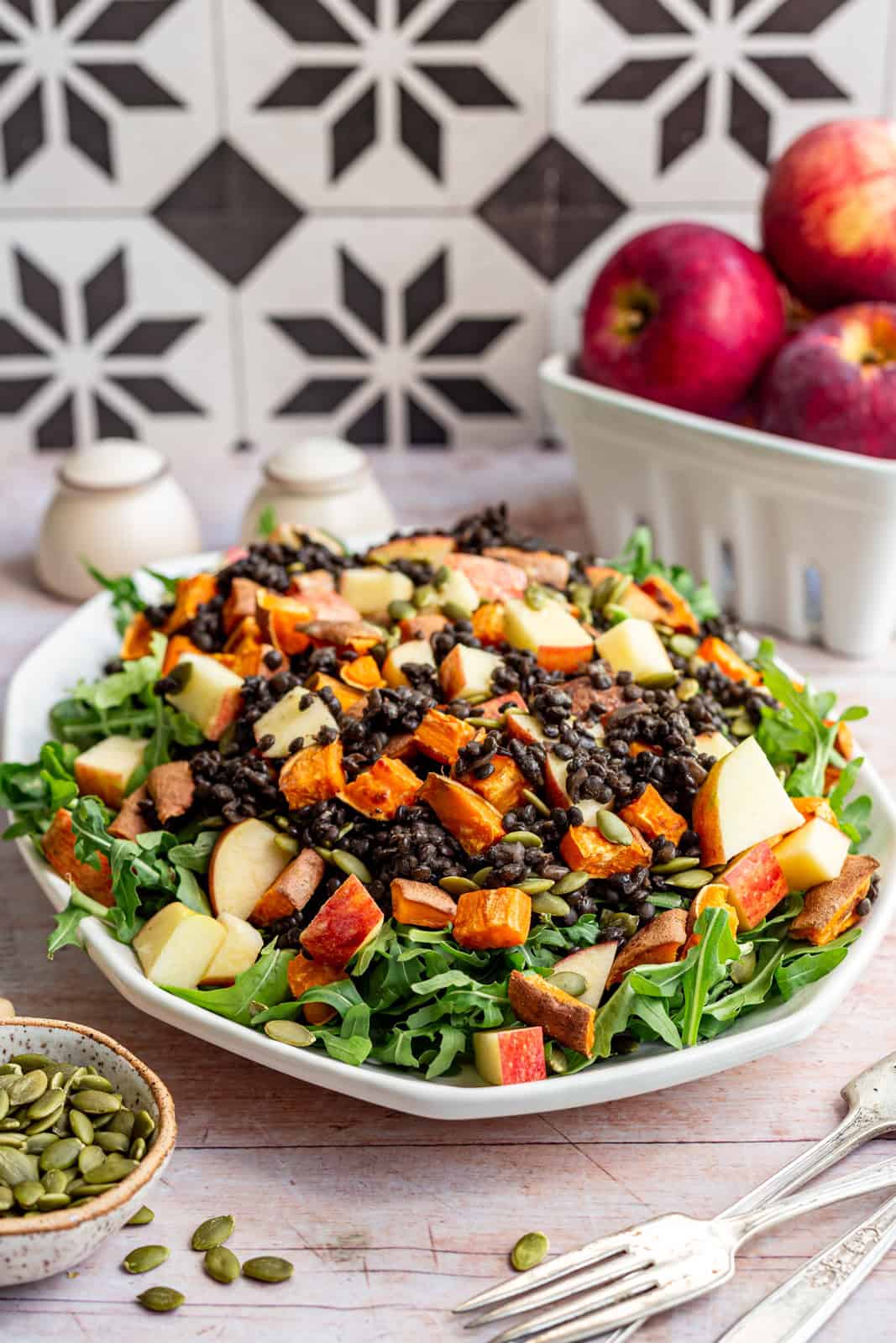 Black Lentil Salad