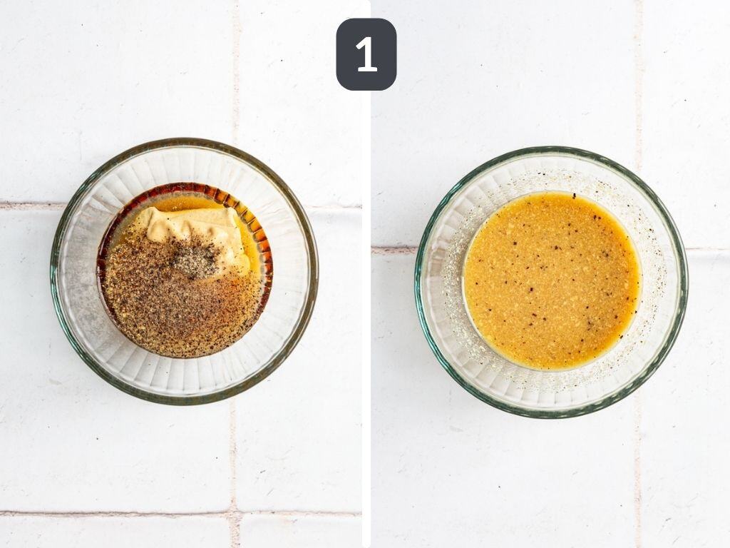 Easy Oil-Free Salad Dressing preparation