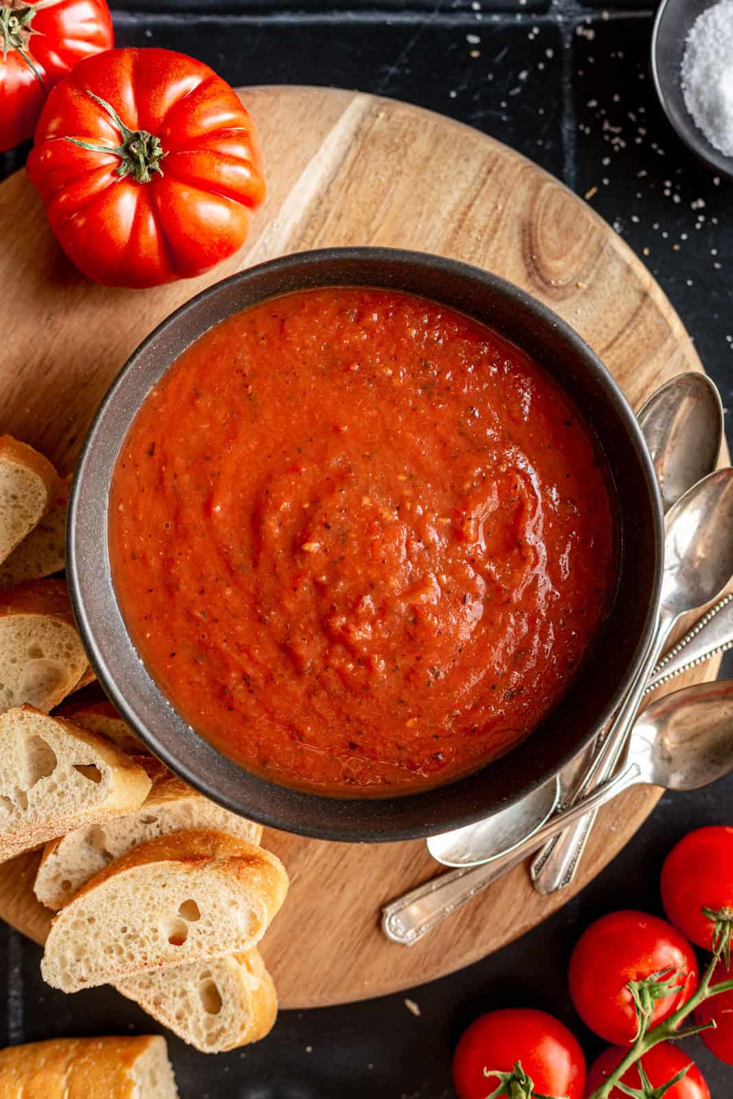 Oil-Free Roasted Tomato Soup (Vegan)