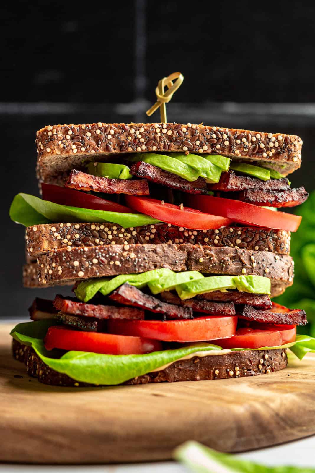 Smoky Tofu Recipe on a BLT