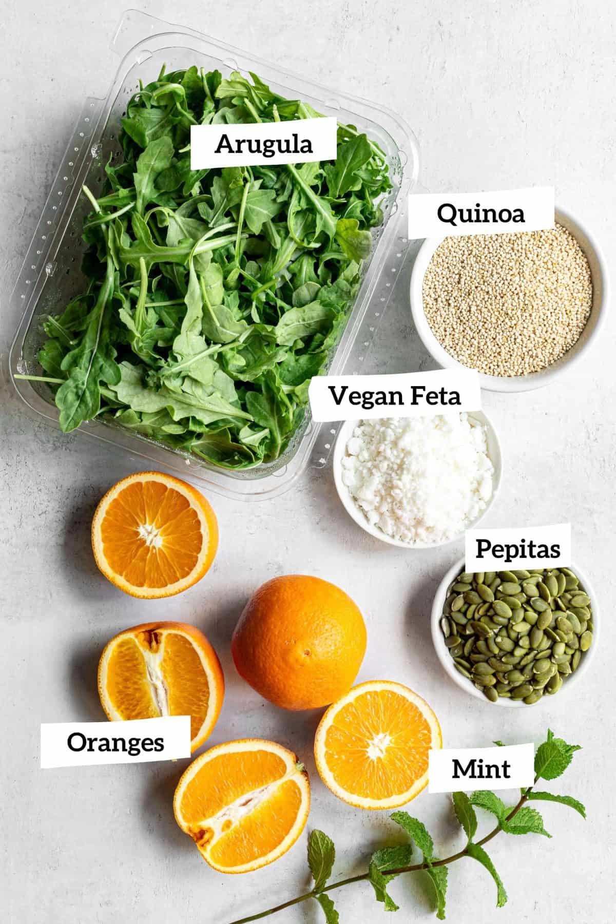 Arugula Citrus Salad Ingredients