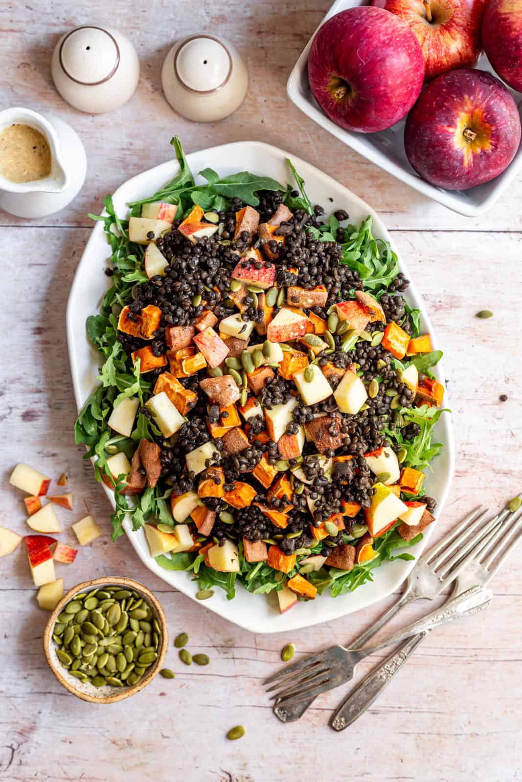 Black Lentil Salad