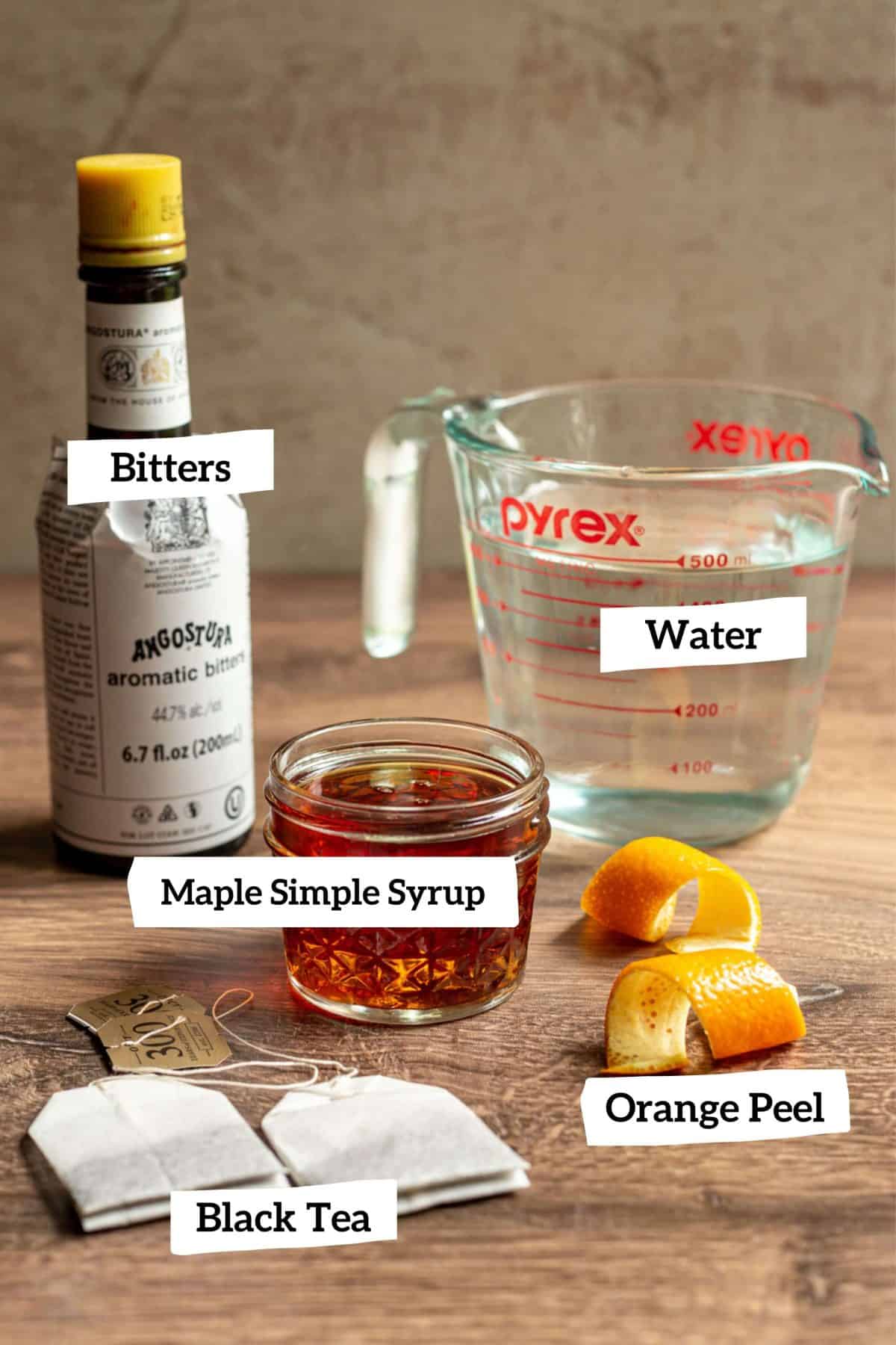 Old Fashioned Mocktail Ingredients