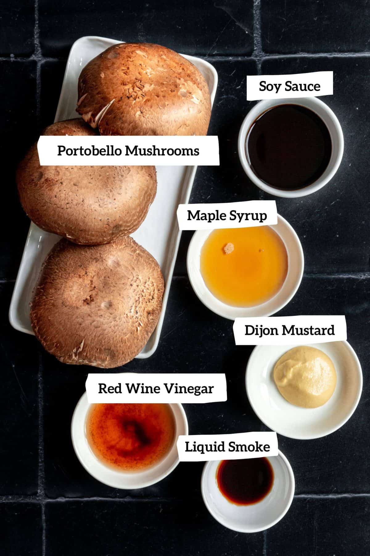 Portobello Mushroom Slider Ingredients