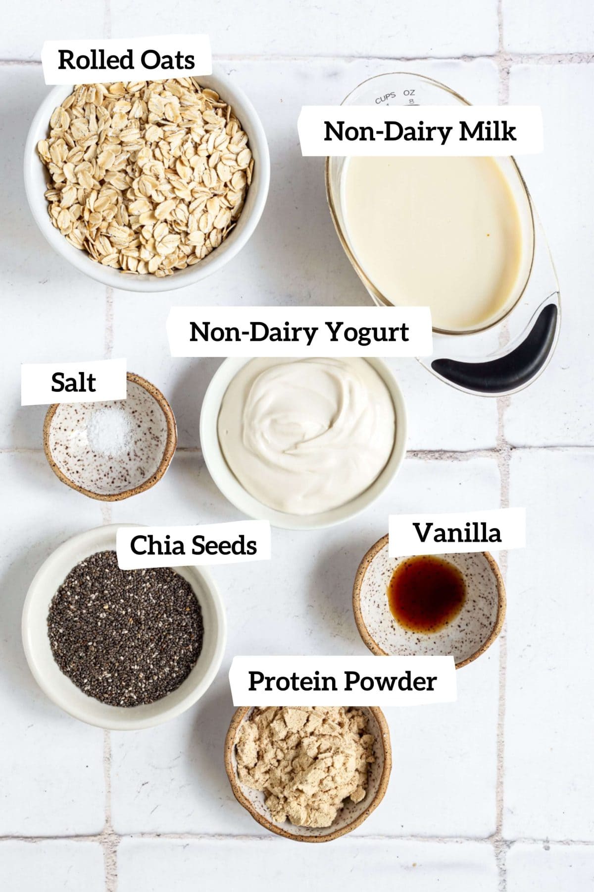 Protein Powder Overnight Oats Ingredients