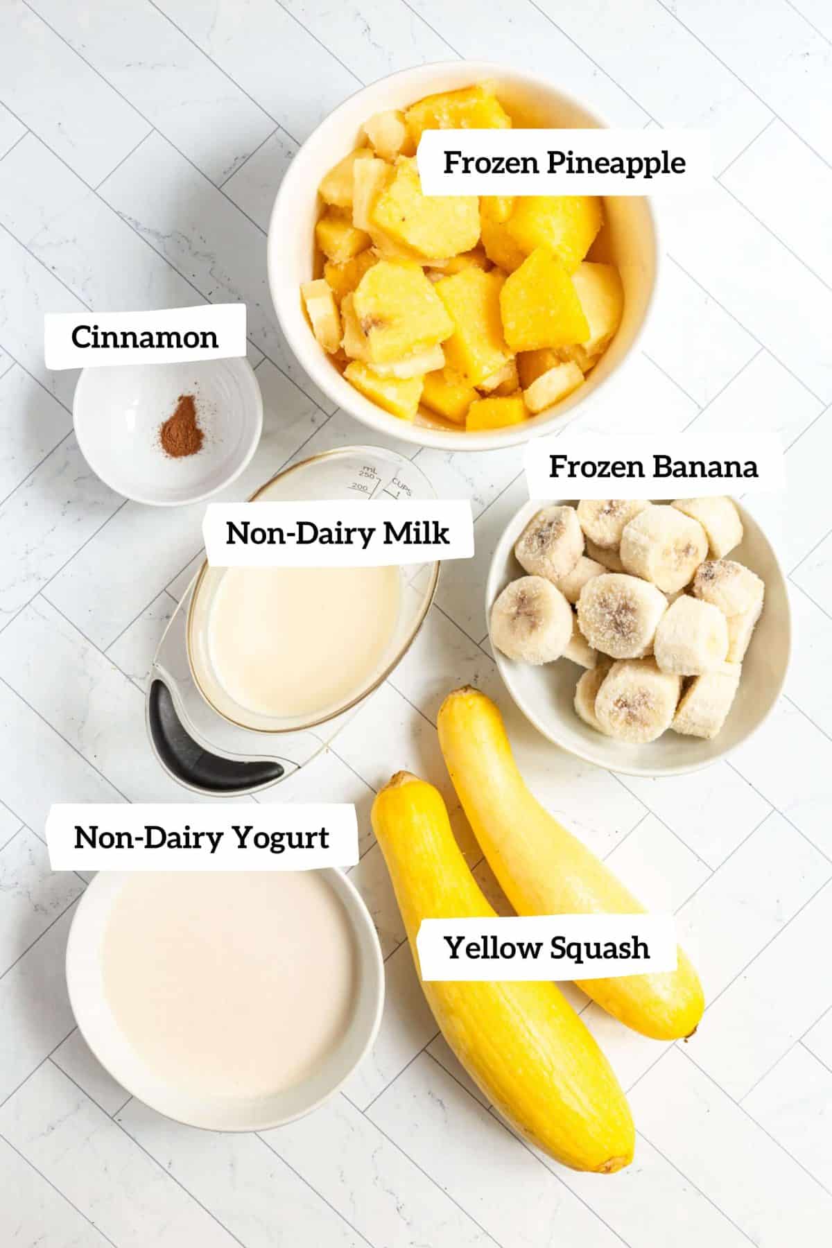 Squash Smoothie Ingredients