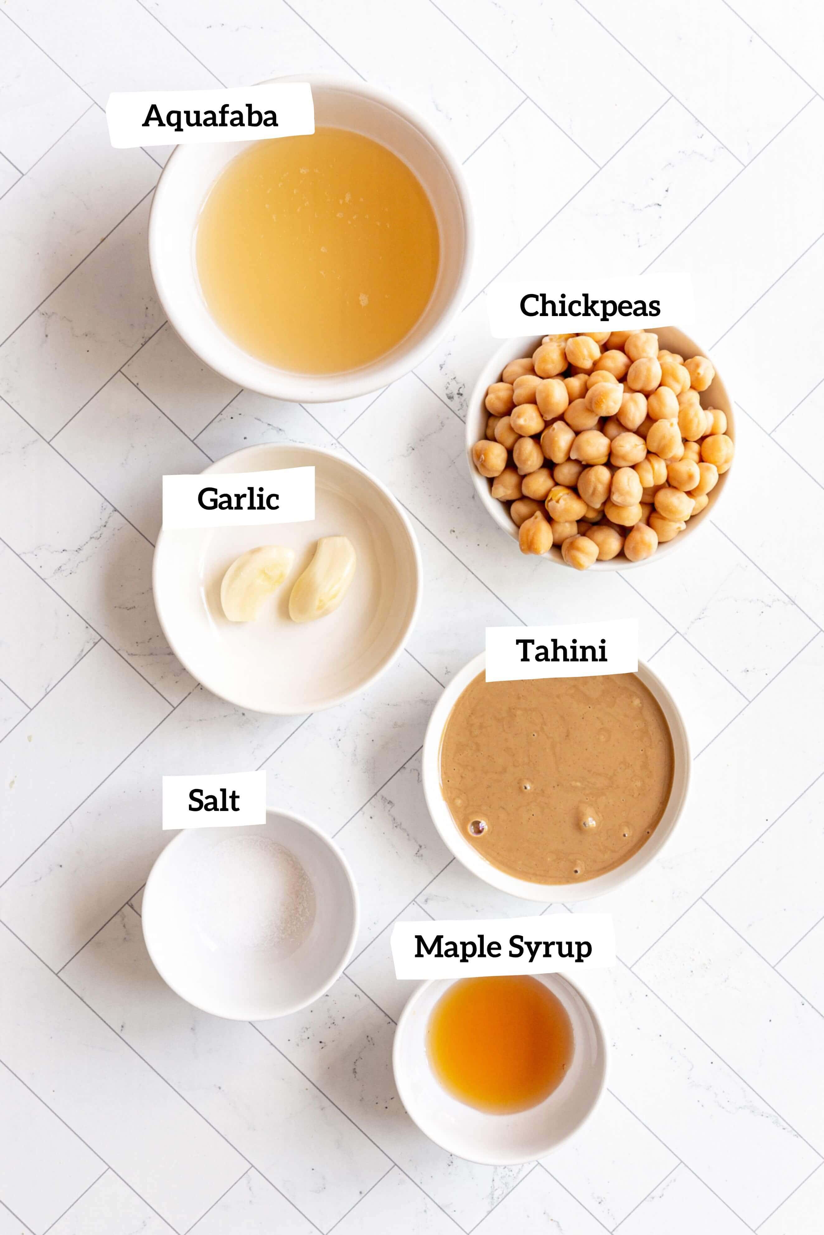 Vegan Chickpea Dressing Ingredients