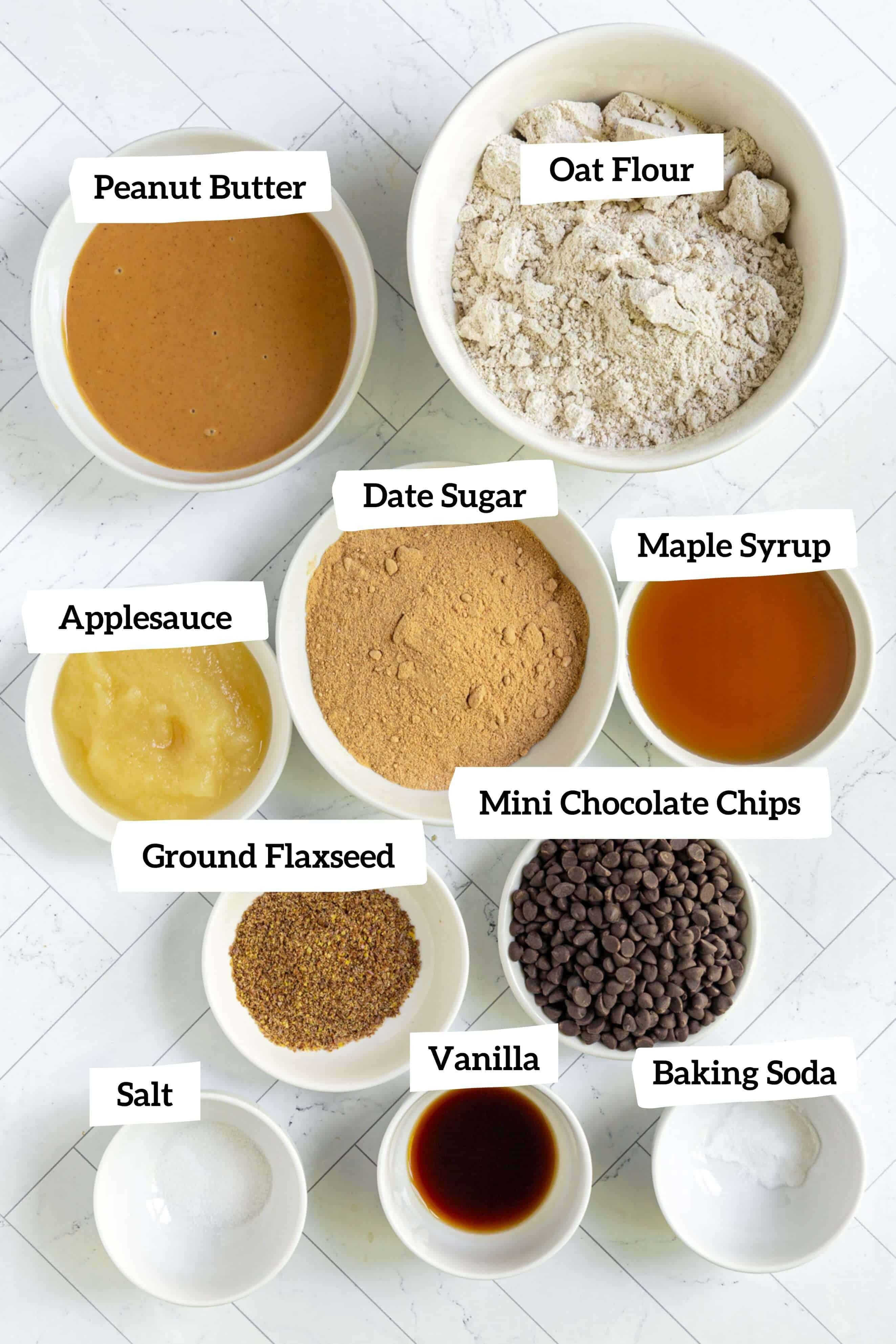 Vegan Peanut Butter Sandwich Cookie Ingredients