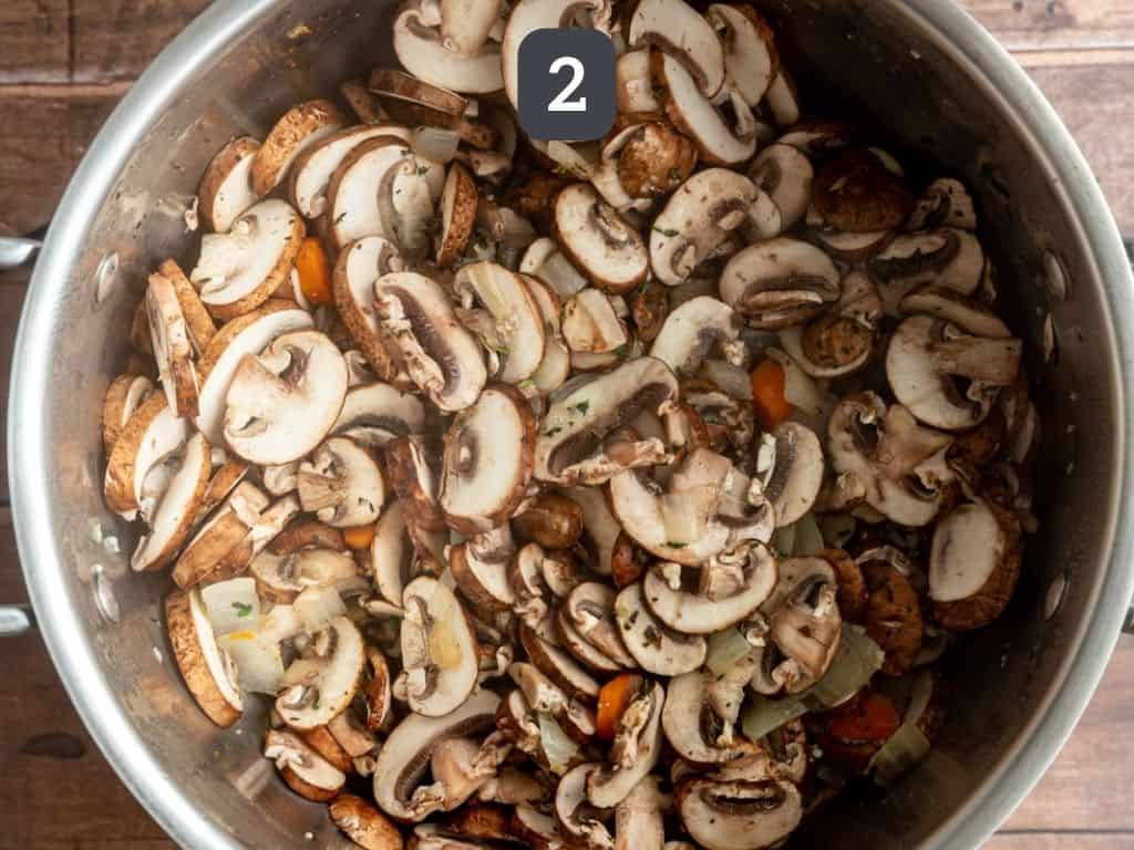 Vegan Cream of Mushroom Soup Step 2