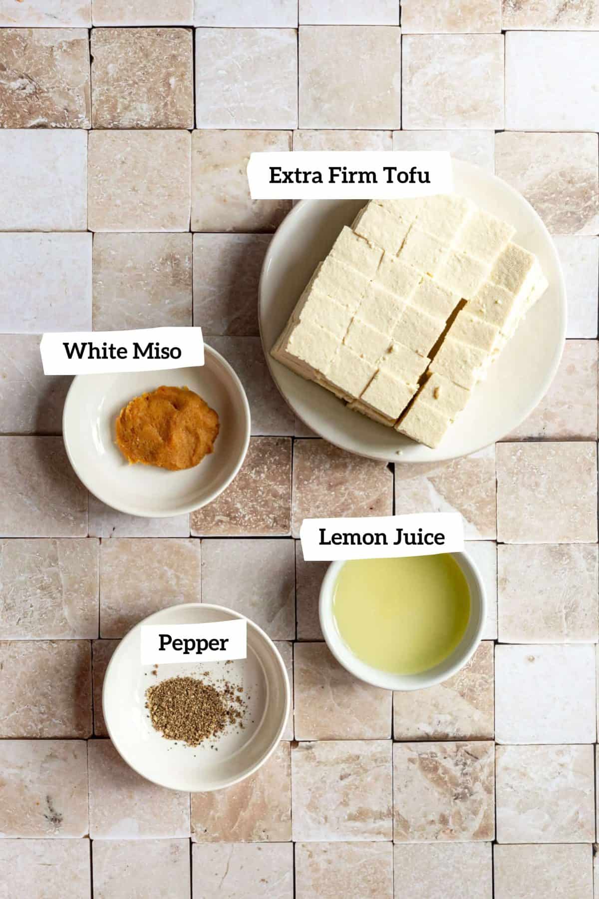 Tofu Feta Ingredients