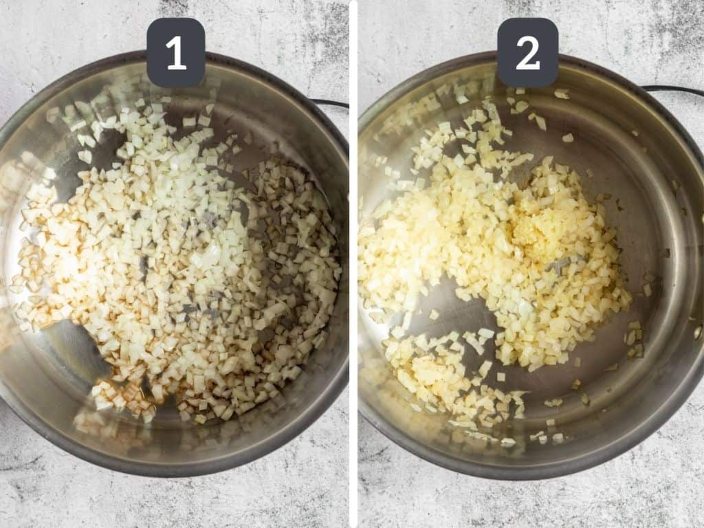 Vegan One Pot Pasta Steps 1 & 2