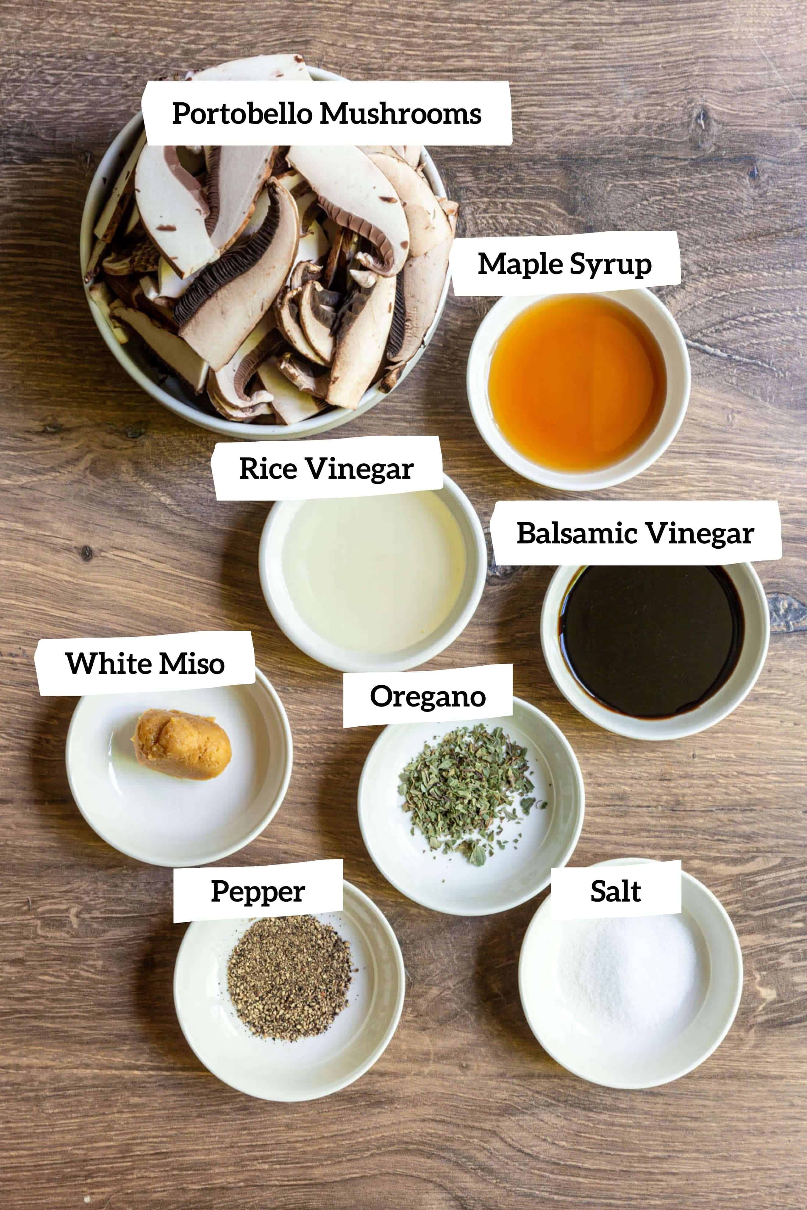 Mushroom ingredients.