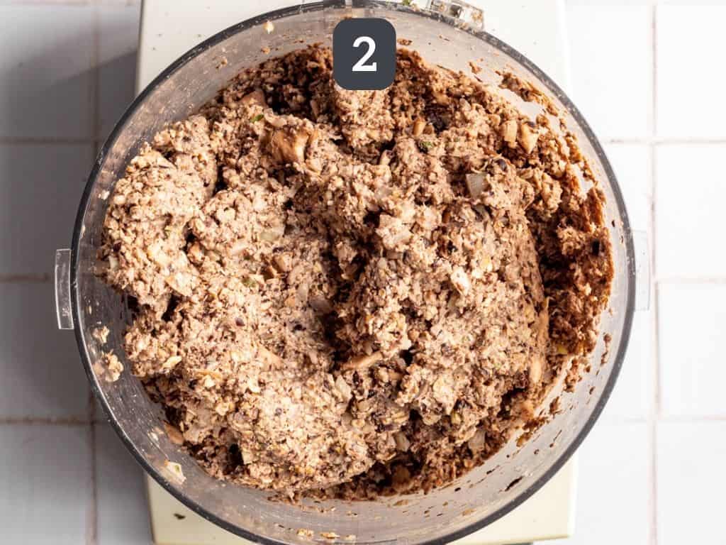 Oil-Free Vegan Meatballs Step 2