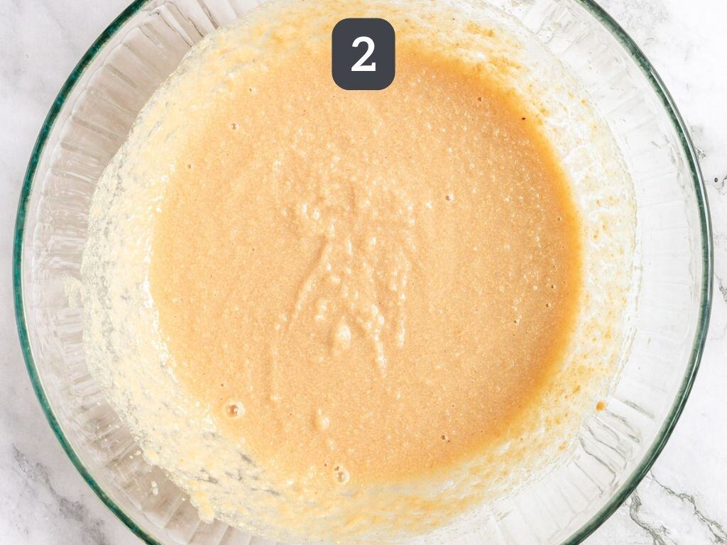 Vegan Blackberry Muffins Step 2 - mix the wet ingredients.