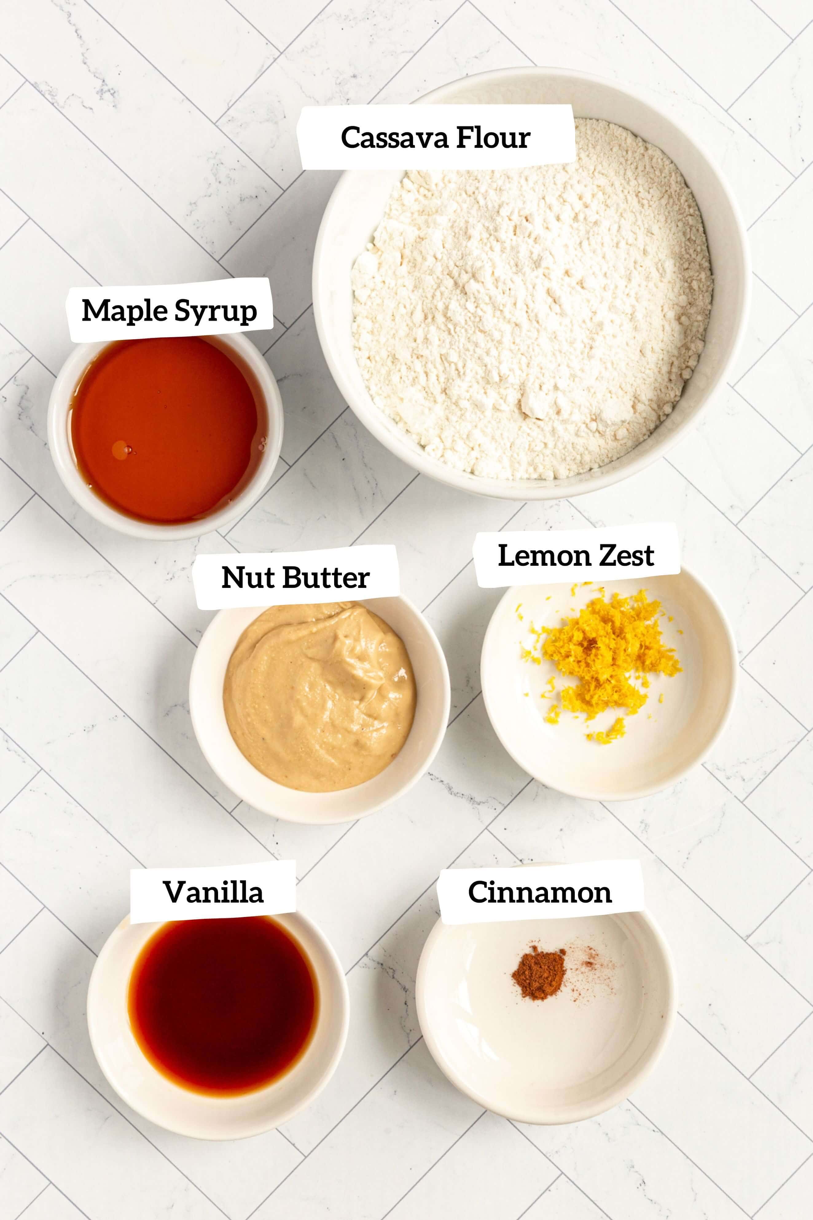 Gluten-Free Shortbread Crust Ingredients