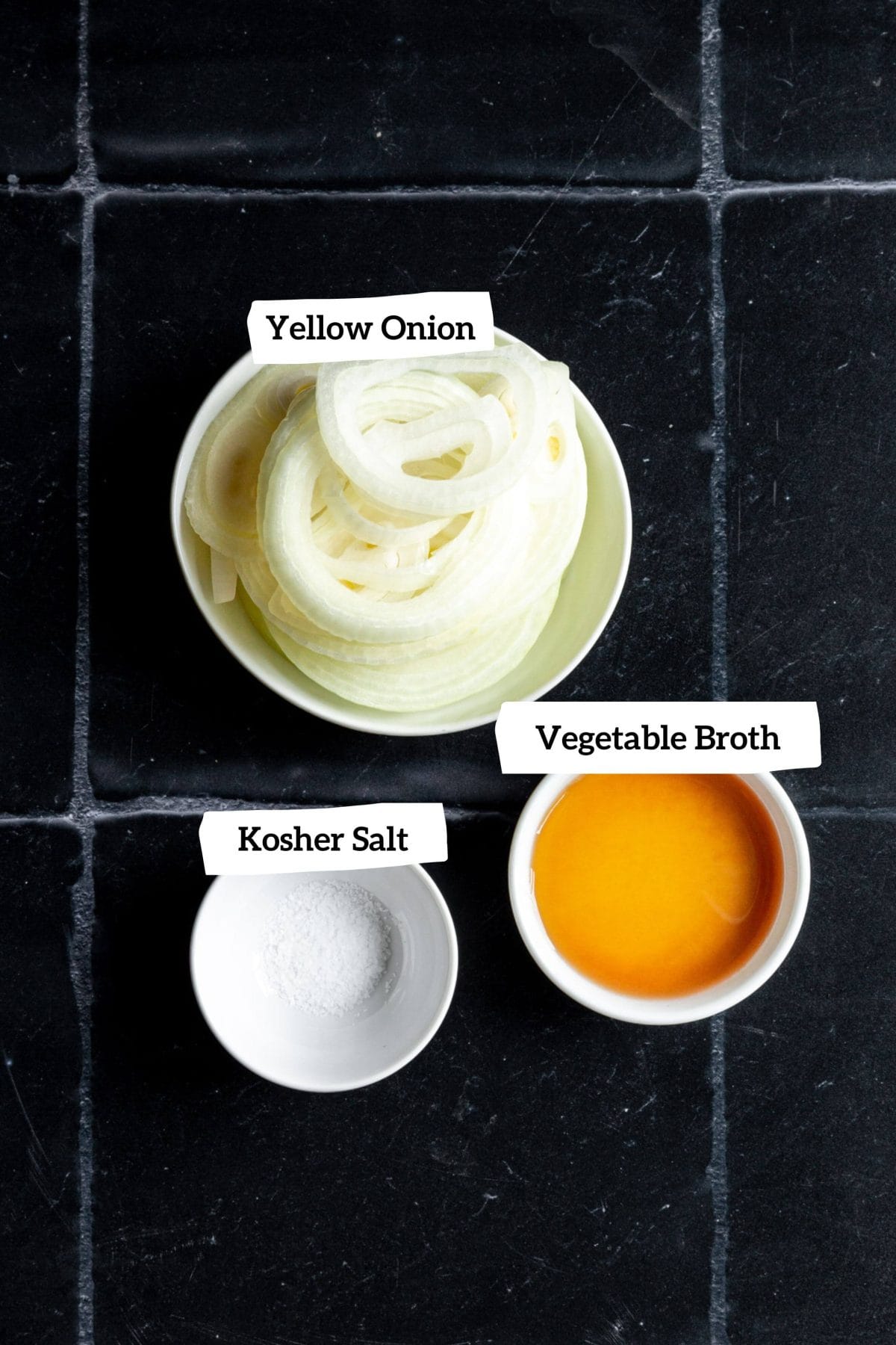 Sautéed onion ingredients.