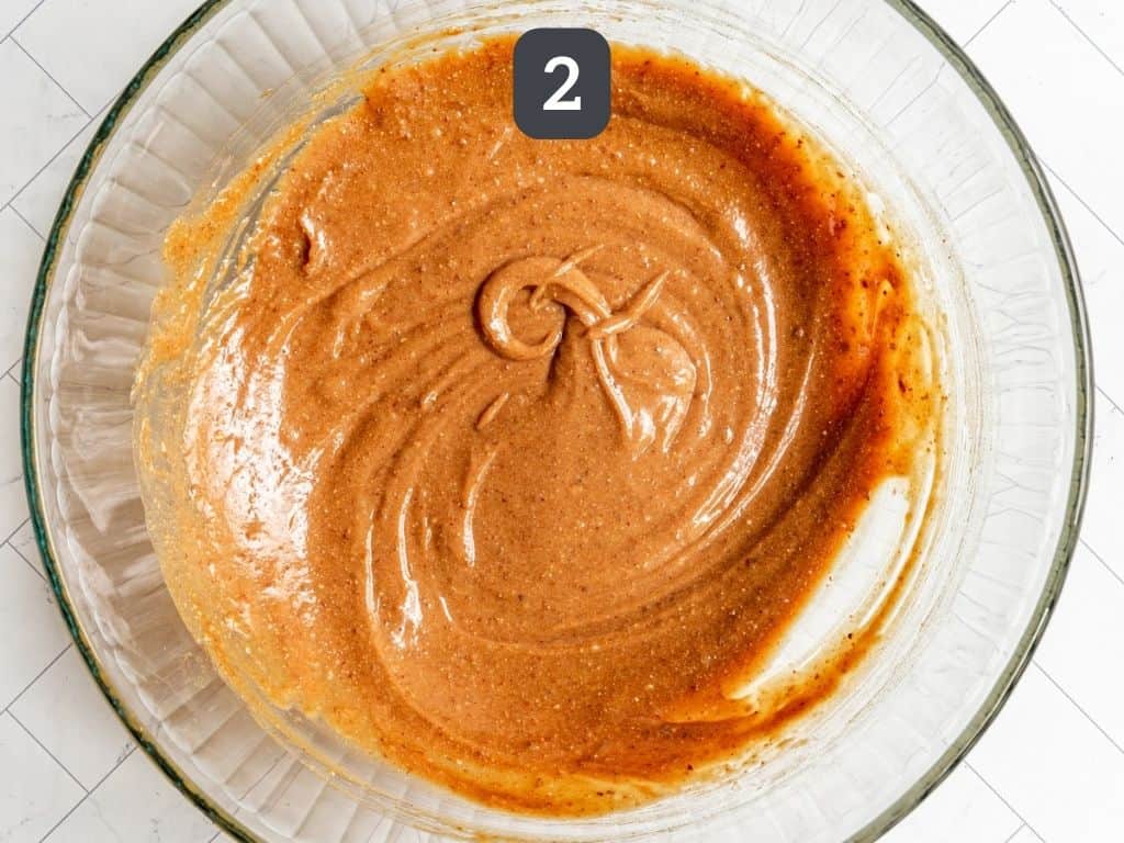 Vegan Kitchen Sink Cookies Step 2 - mix the wet ingredients.