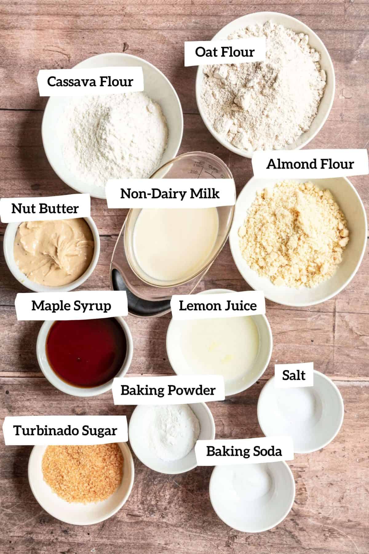 Vegan Shortcake Ingredients
