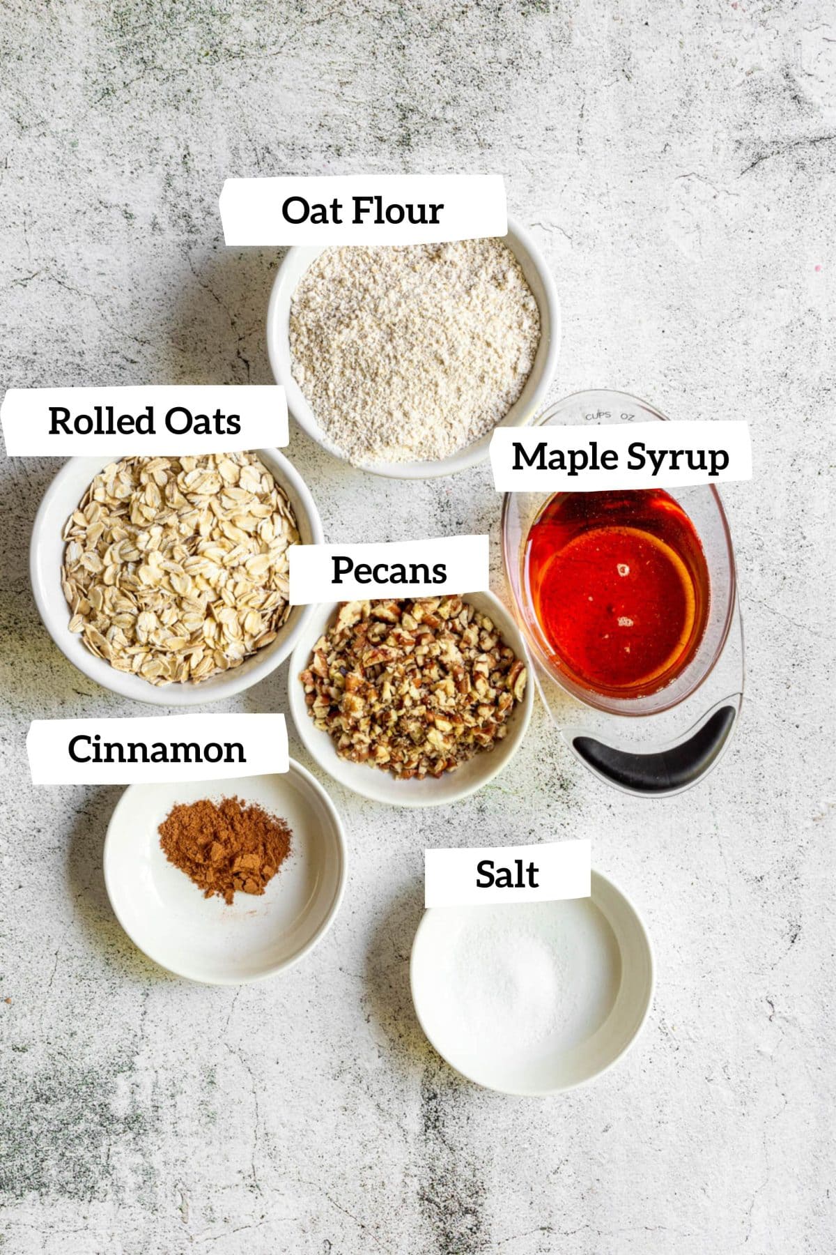 Apple and Blackberry Crumble Crust Ingredients