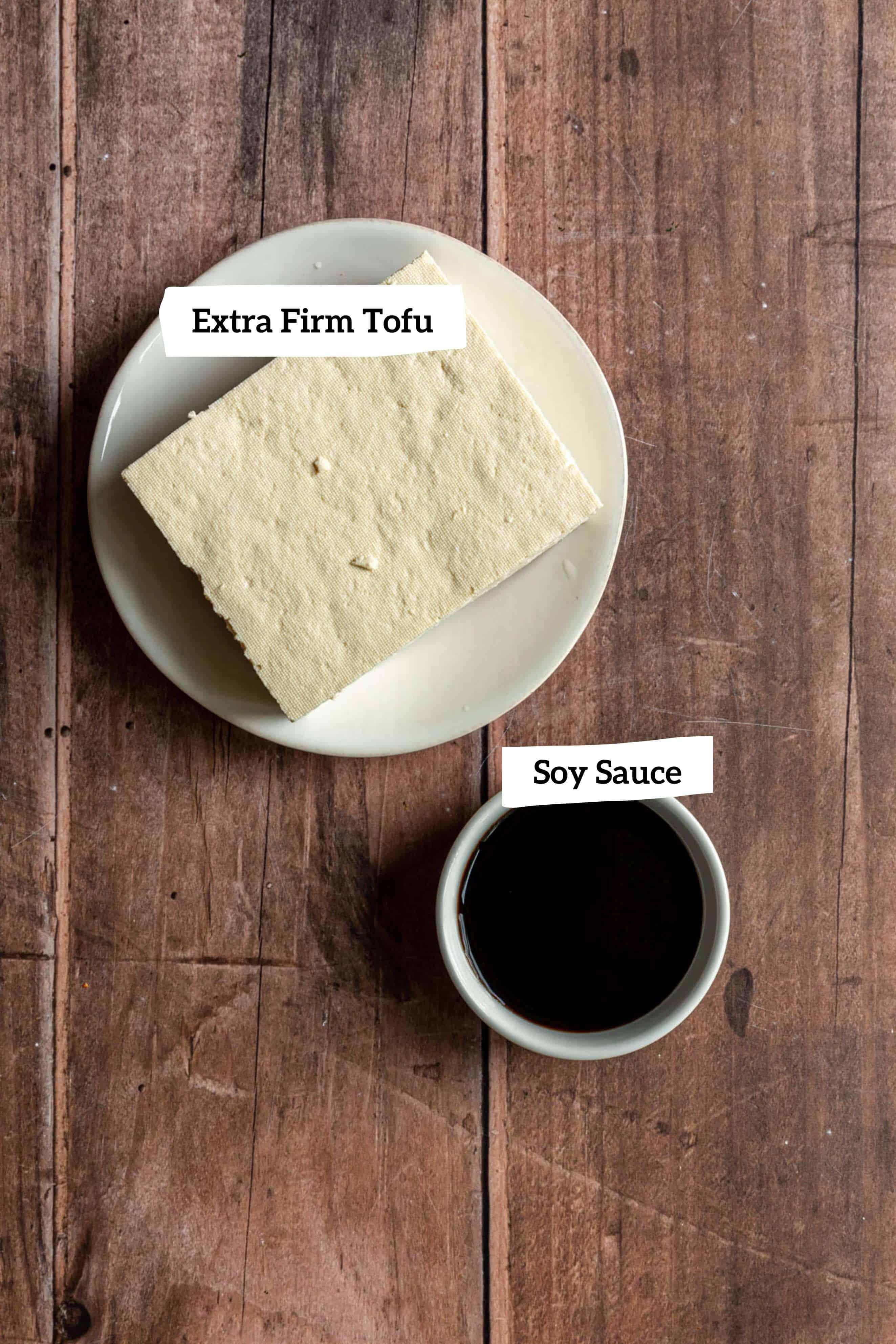 Tofu Ingredients.