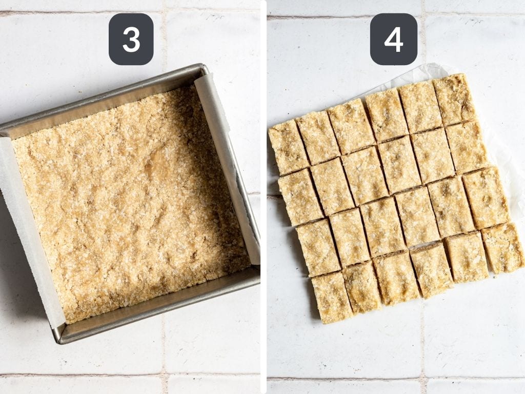 Vegan Almond Joy Bars Steps 3 & 4
