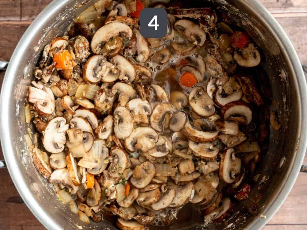 Vegan Cream of Mushroom Soup Step 4