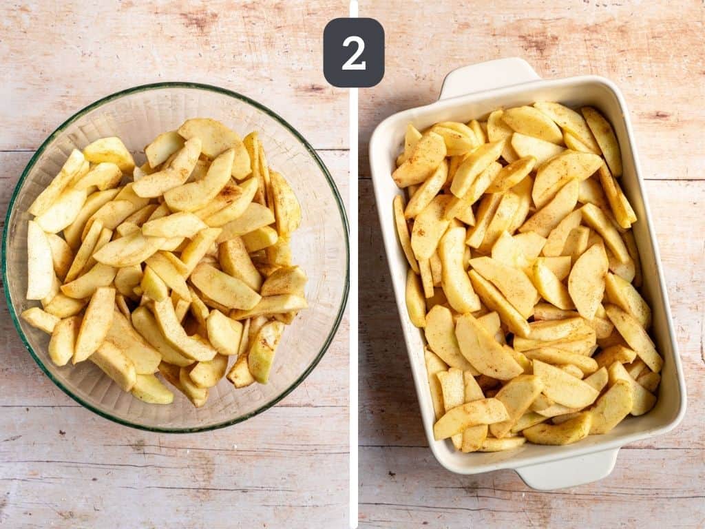 Vegan Gluten-Free Apple Cobbler Step 2