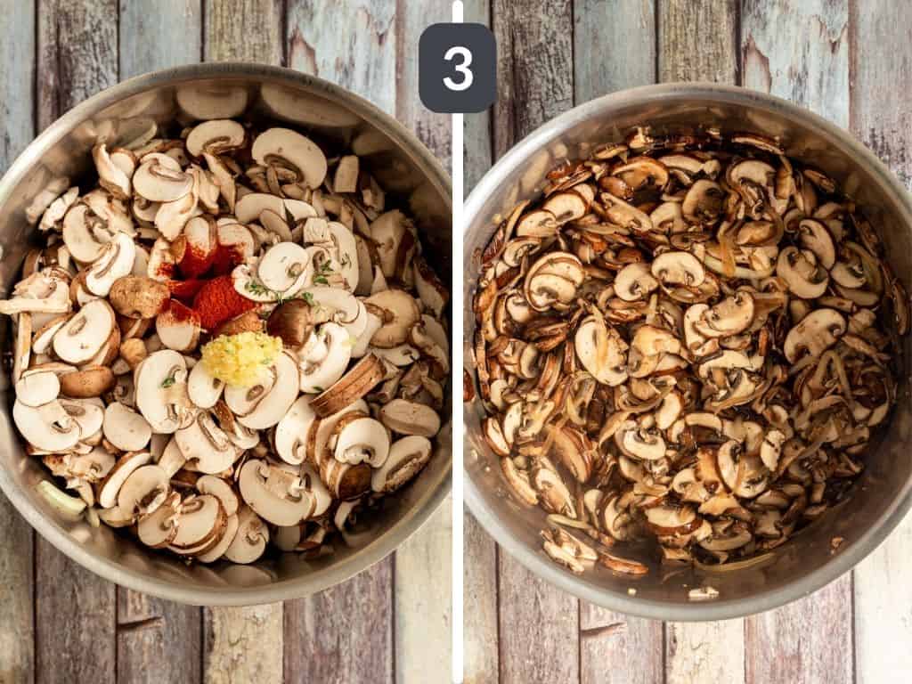 Vegan Gluten Free Mushroom Stroganoff Step 3