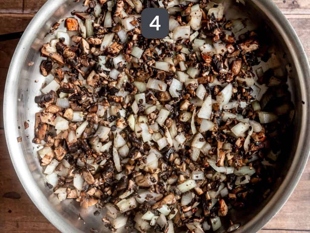 Vegan Stuffed Portobello Mushrooms Step 4 cook