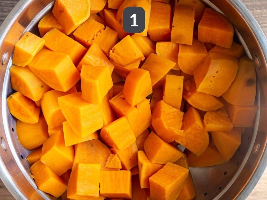 Vegan Sweet Potato Casserole Step 1