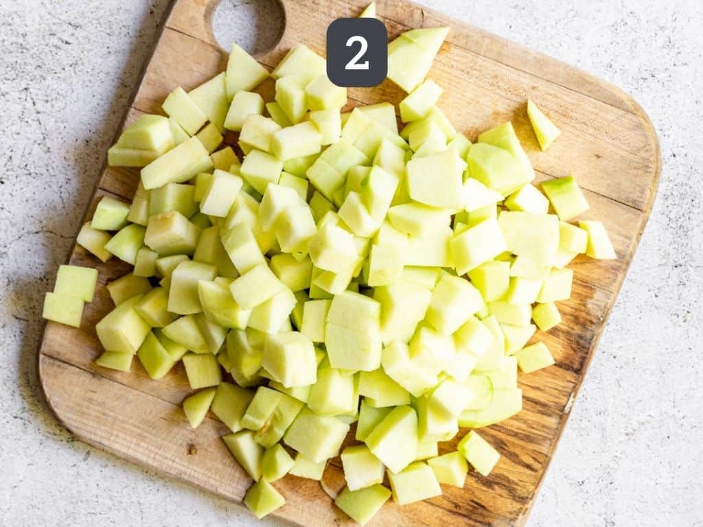 Apple and Blackberry Crumble Step 2