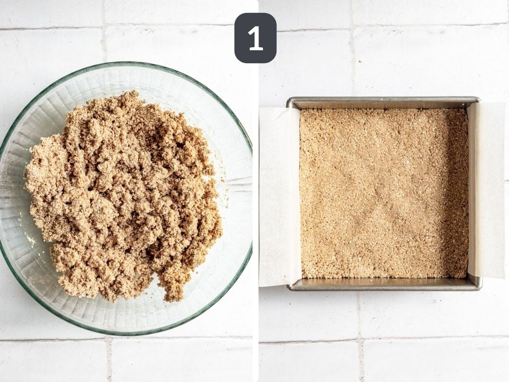 Healthy Vegan Snickers Bars Step 1