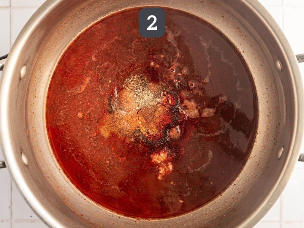 Vegan Cincinnati Chili Step 2