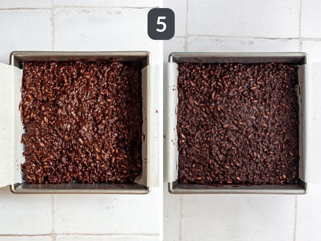 Vegan Crunch Bars Step 5