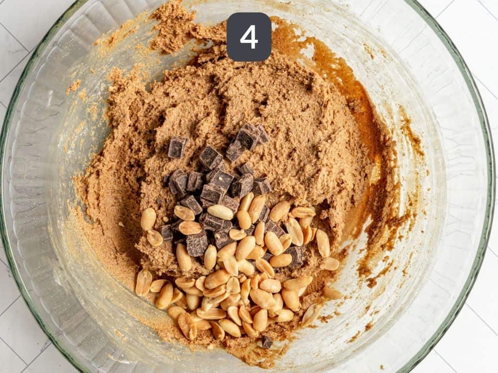 Vegan Kitchen Sink Cookies Step 4 - fold in the mix ins.