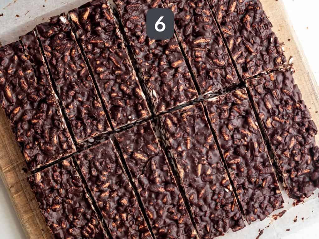 Vegan Crunch Bars Step 6