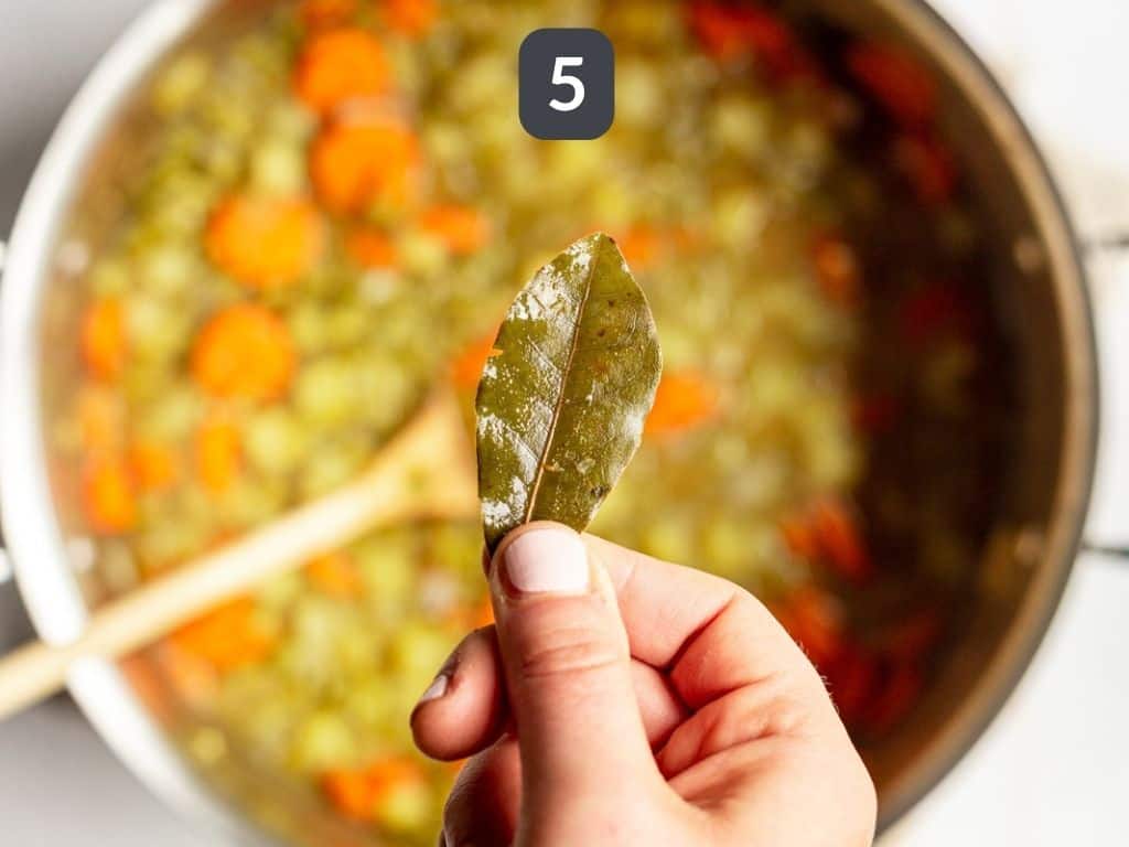 Vegan Gluten Free Split Pea Soup Step 5