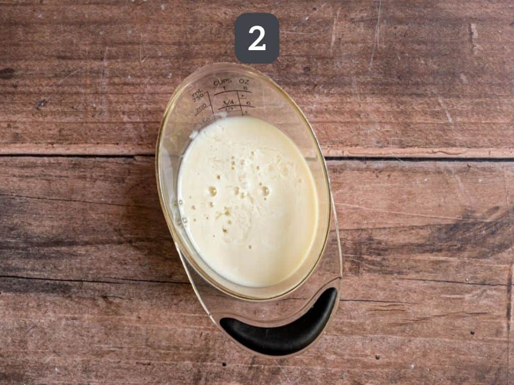 Vegan Strawberry Shortcakes Step 2 - make the buttermilk.